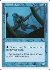Merfolk Looter - 7th Edition - Magic: The Gathering card