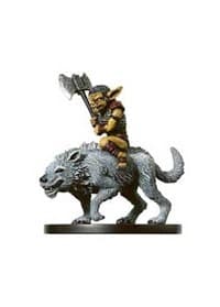 Snig, Worg Rider - War Drums - D & D Miniatures card