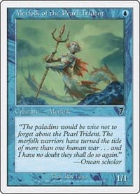 Merfolk of the Pearl Trident - 7th Edition - Magic: The Gathering card