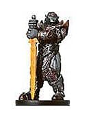 King Obould Many-Arrows - War Drums - D & D Miniatures card