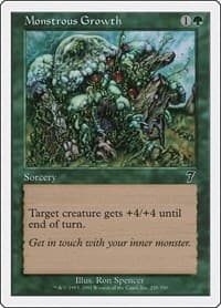 Monstrous Growth - 7th Edition - Magic: The Gathering card