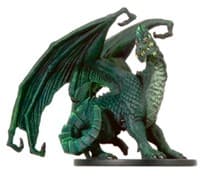 Large Green Dragon - War of the Dragon Queen - D & D Miniatures card