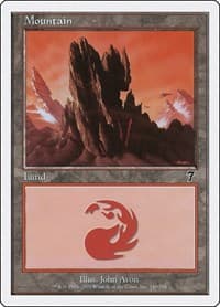 Mountain (340) - 7th Edition - Magic: The Gathering card