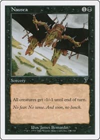 Nausea - 7th Edition - Magic: The Gathering card