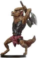 Gnoll Barbarian - Blood War - D & D Miniatures card