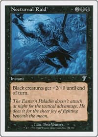 Nocturnal Raid - 7th Edition - Magic: The Gathering card