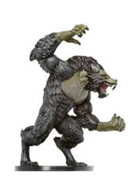 Werewolf Lord - Unhallowed - D & D Miniatures card