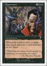 Oppression - 7th Edition - Magic: The Gathering card