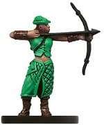 Militia Archer - Desert of Desolation - D & D Miniatures card