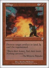 Pillage - 7th Edition - Magic: The Gathering card