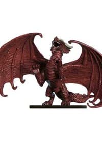 Young Red Dragon - Dungeons of Dread - D & D Miniatures card