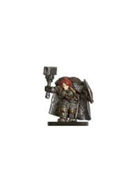 Dwarf Shieldmaiden - Dungeons of Dread - D & D Miniatures card