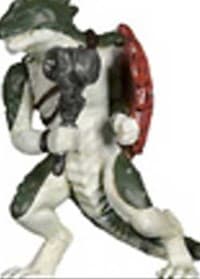 Lizardfolk Raider - Against the Giants - D & D Miniatures card