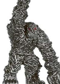 Chain Golem - Against the Giants - D & D Miniatures card