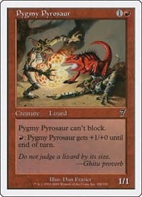 Pygmy Pyrosaur - 7th Edition - Magic: The Gathering card