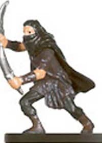Half-Elf Assassin - Against the Giants - D & D Miniatures card