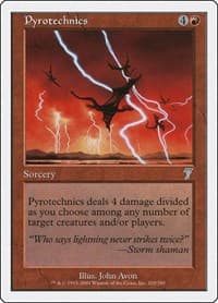 Pyrotechnics - 7th Edition - Magic: The Gathering card