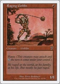 Raging Goblin - 7th Edition - Magic: The Gathering card