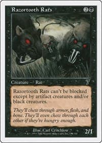 Razortooth Rats - 7th Edition - Magic: The Gathering card