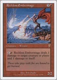 Reckless Embermage - 7th Edition - Magic: The Gathering card