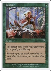 Reclaim - 7th Edition - Magic: The Gathering card