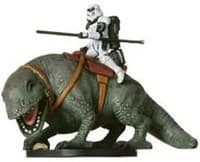 Sandtrooper on Dewback - Rebel Storm - Star Wars Miniatures card