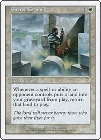 Sacred Ground - 7th Edition - Magic: The Gathering card