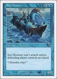 Sea Monster - 7th Edition - Magic: The Gathering card