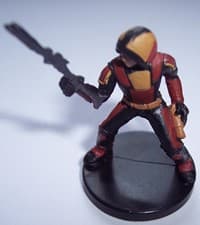 Old Republic Soldier - Champions of the Force - Star Wars Miniatures card
