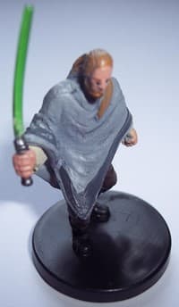 Qui-Gon Jinn Jedi Master - Champions of the Force - Star Wars Miniatures card