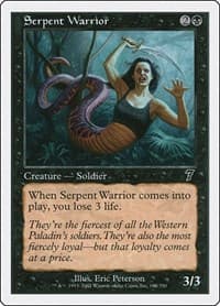 Serpent Warrior - 7th Edition - Magic: The Gathering card
