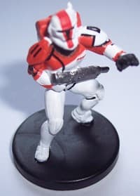 Republic Commando Boss - Champions of the Force - Star Wars Miniatures card