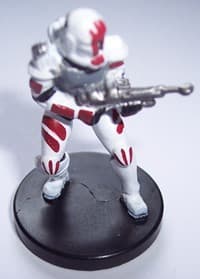 Republic Commando Sev - Champions of the Force - Star Wars Miniatures card