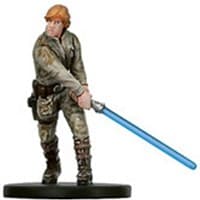 Luke Skywalker of Dagobah - Bounty Hunters - Star Wars Miniatures card