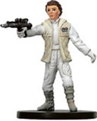 Princess Leia, Hoth Commander - Bounty Hunters - Star Wars Miniatures card