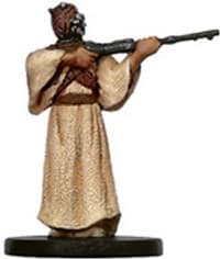 Tusken Raider Sniper - Bounty Hunters - Star Wars Miniatures card