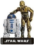 C-3PO and R2-D2 - Alliance & Empire - Star Wars Miniatures card