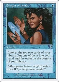 Sleight of Hand - 7th Edition - Magic: The Gathering card