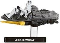 Stormtrooper on Repulsor Sled - Alliance & Empire - Star Wars Miniatures card