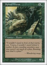 Spined Wurm - 7th Edition - Magic: The Gathering card