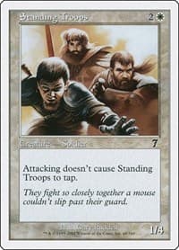 Standing Troops - 7th Edition - Magic: The Gathering card