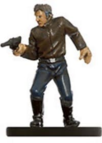 Han Solo, Galactic Hero - Legacy of the Force - Star Wars Miniatures card