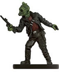 Rodian Blaster-for-Hire - Legacy of the Force - Star Wars Miniatures card