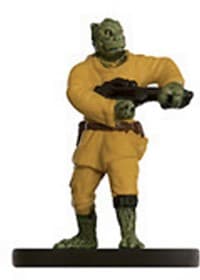 Trandoshan Mercenary - Legacy of the Force - Star Wars Miniatures card