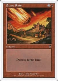 Stone Rain - 7th Edition - Magic: The Gathering card