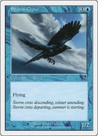 Storm Crow - 7th Edition - Magic: The Gathering card