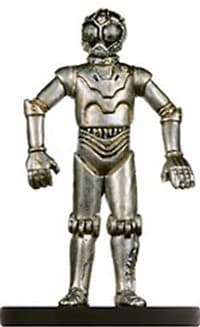 RA-7 Death Star Protocol Droid - Knights of the Old Republic - Star Wars Miniatures card