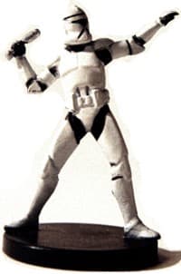 Elite Clone Trooper Grenadier - The Clone Wars - Star Wars Miniatures card