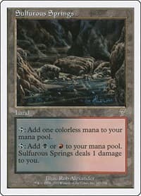 Sulfurous Springs - 7th Edition - Magic: The Gathering card