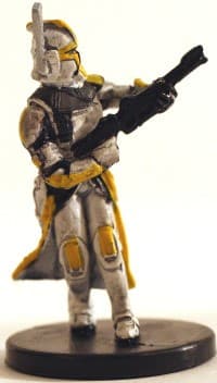 Star Corps Trooper - The Clone Wars - Star Wars Miniatures card